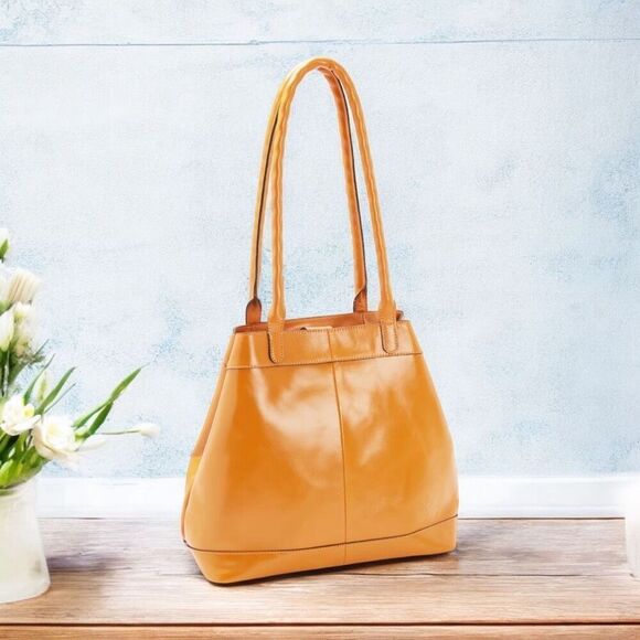 Patricia Nash Mallory Convertible Tote Color Sun EUC - Picture 1 of 7